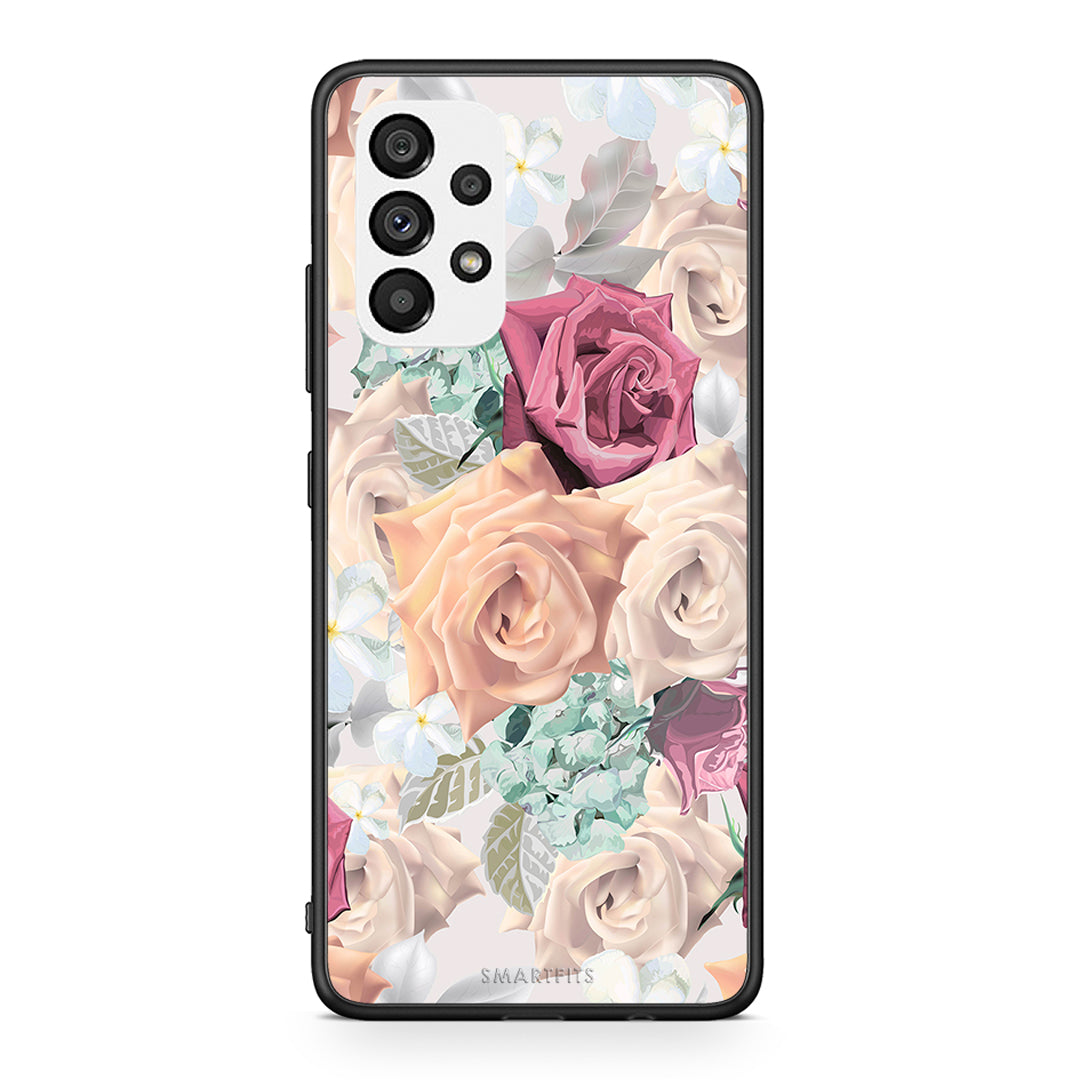 99 - Samsung A73 5G Bouquet Floral case, cover, bumper