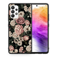 Thumbnail for Θήκη Samsung A73 5G Wild Roses Flower από τη Smartfits με σχέδιο στο πίσω μέρος και μαύρο περίβλημα | Samsung A73 5G Wild Roses Flower case with colorful back and black bezels