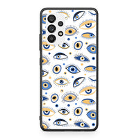 Thumbnail for Samsung A73 5G Ftou Ftou θήκη από τη Smartfits με σχέδιο στο πίσω μέρος και μαύρο περίβλημα | Smartphone case with colorful back and black bezels by Smartfits
