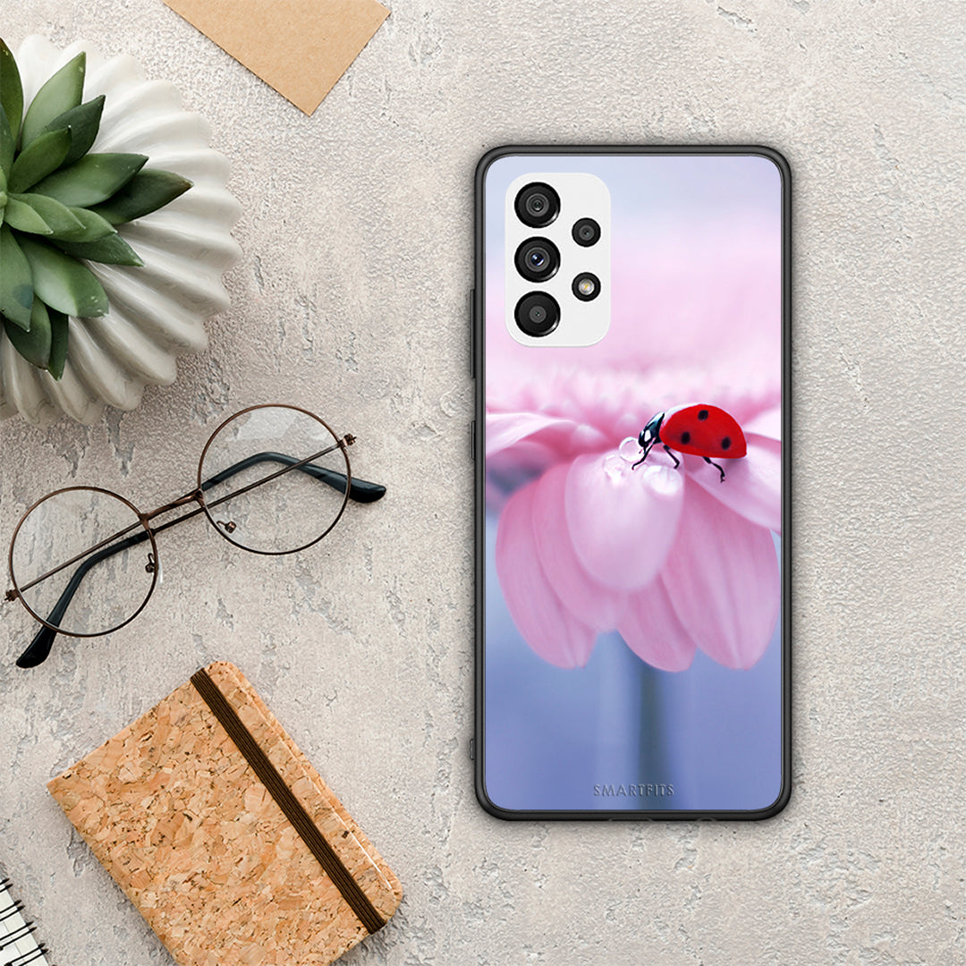 Ladybug Flower - Samsung Galaxy A73 5G case