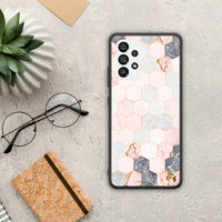 Thumbnail for Marble Hexagon Pink - Samsung Galaxy A73 5G case