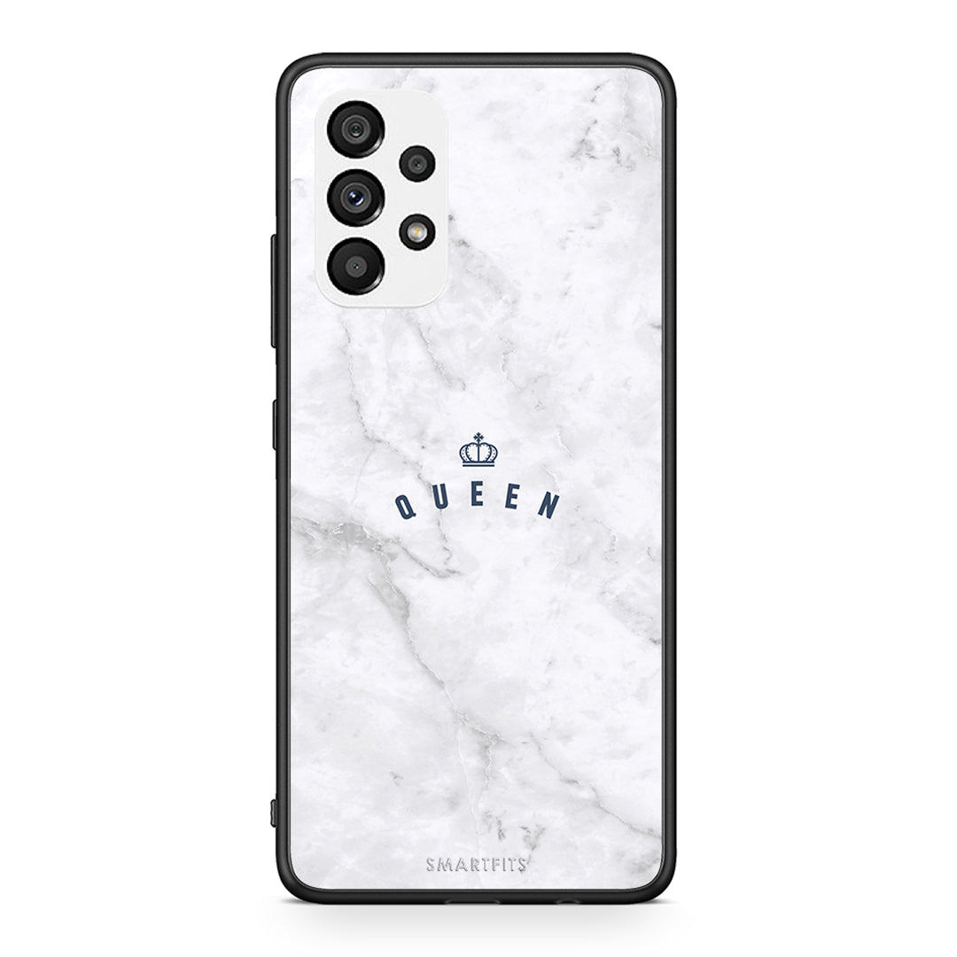 4 - Samsung A73 5G Queen Marble case, cover, bumper