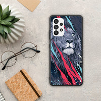 Thumbnail for PopArt Lion Designer - Samsung Galaxy A73 5G case