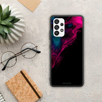 Thumbnail for Watercolor Pink Black - Samsung Galaxy A73 5G case