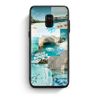 Thumbnail for Samsung A8 Aesthetic Summer Θήκη από τη Smartfits με σχέδιο στο πίσω μέρος και μαύρο περίβλημα | Smartphone case with colorful back and black bezels by Smartfits