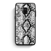 Thumbnail for 24 - Samsung A8  White Snake Animal case, cover, bumper