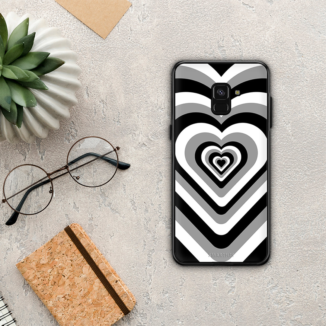Black Hearts - Samsung Galaxy A8 case