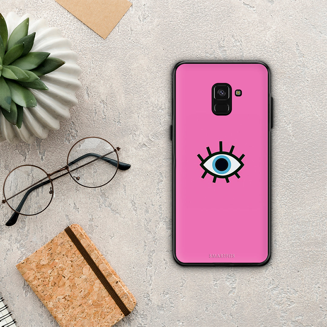 Blue Eye Pink - Samsung Galaxy A8 case