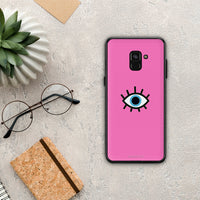 Thumbnail for Blue Eye Pink - Samsung Galaxy A8 case