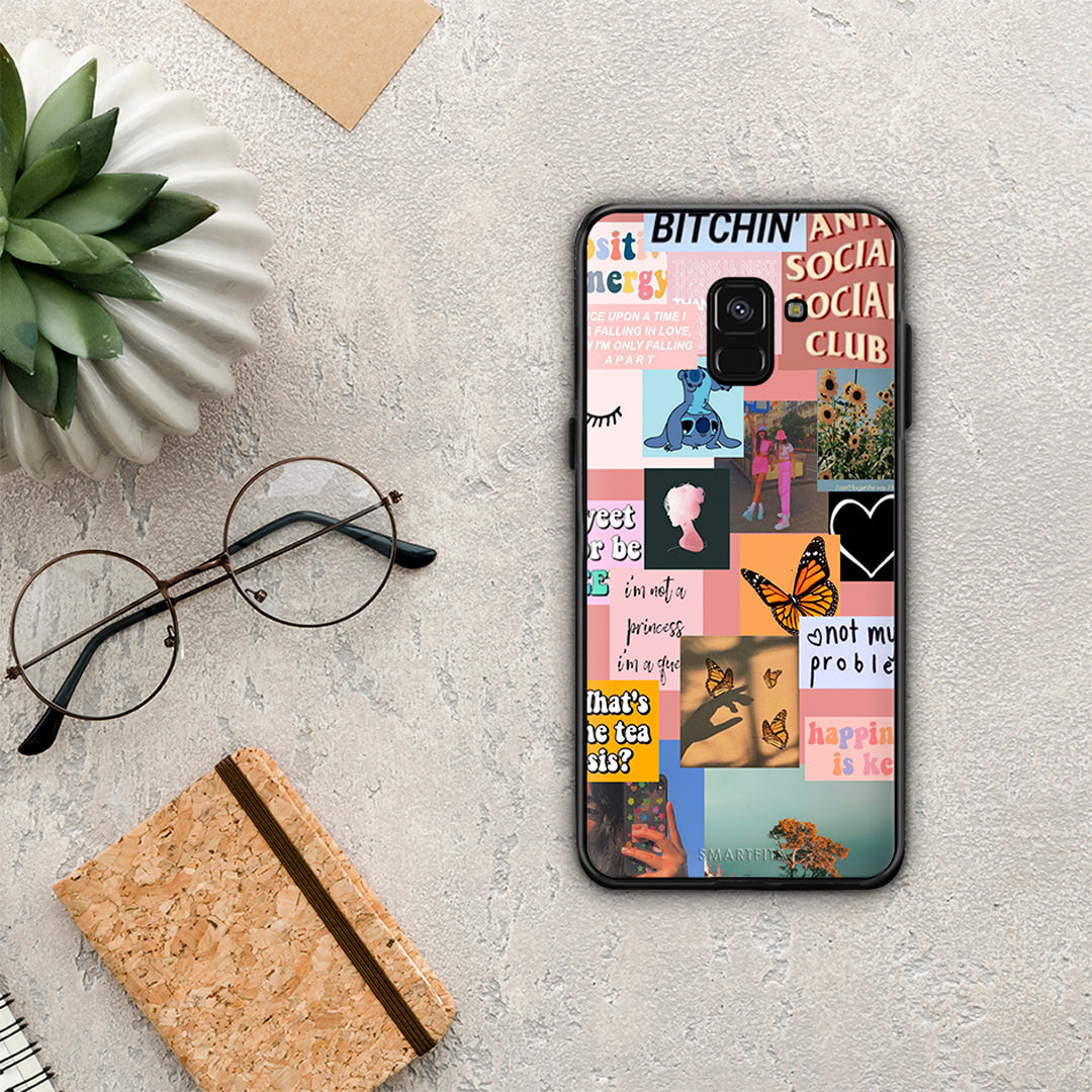 Collage Bitchin - Samsung Galaxy A8 case