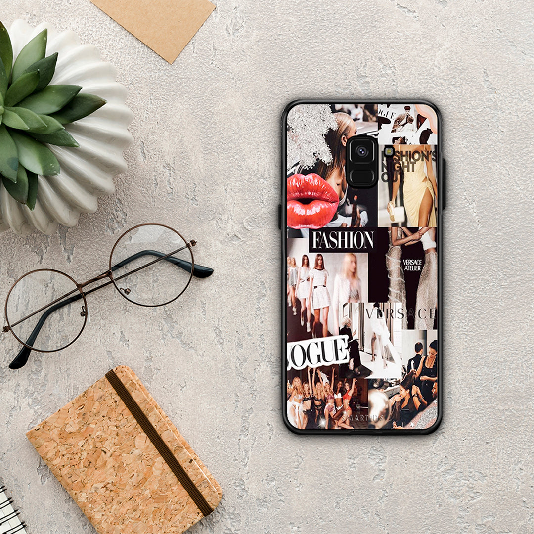 Collage Fashion - Samsung Galaxy A8 case