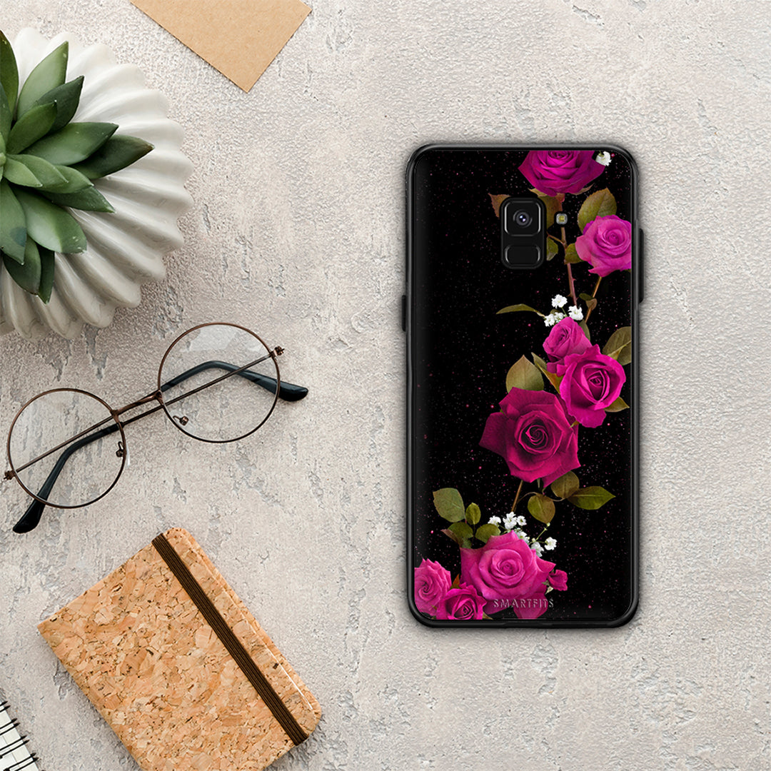 Flower Red Roses - Samsung Galaxy A8 case