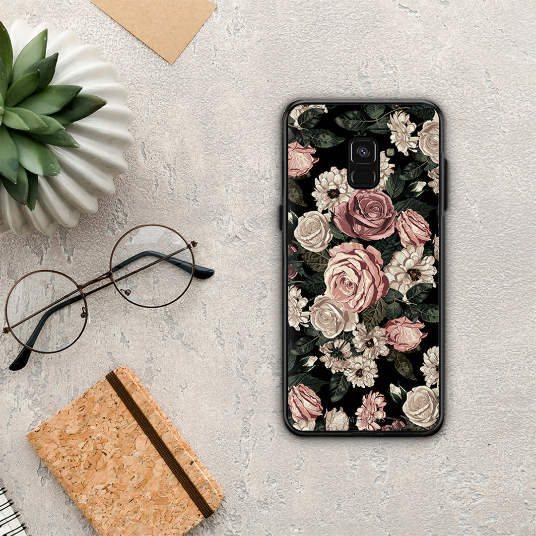 Flower Wild Roses - Samsung Galaxy A8 case
