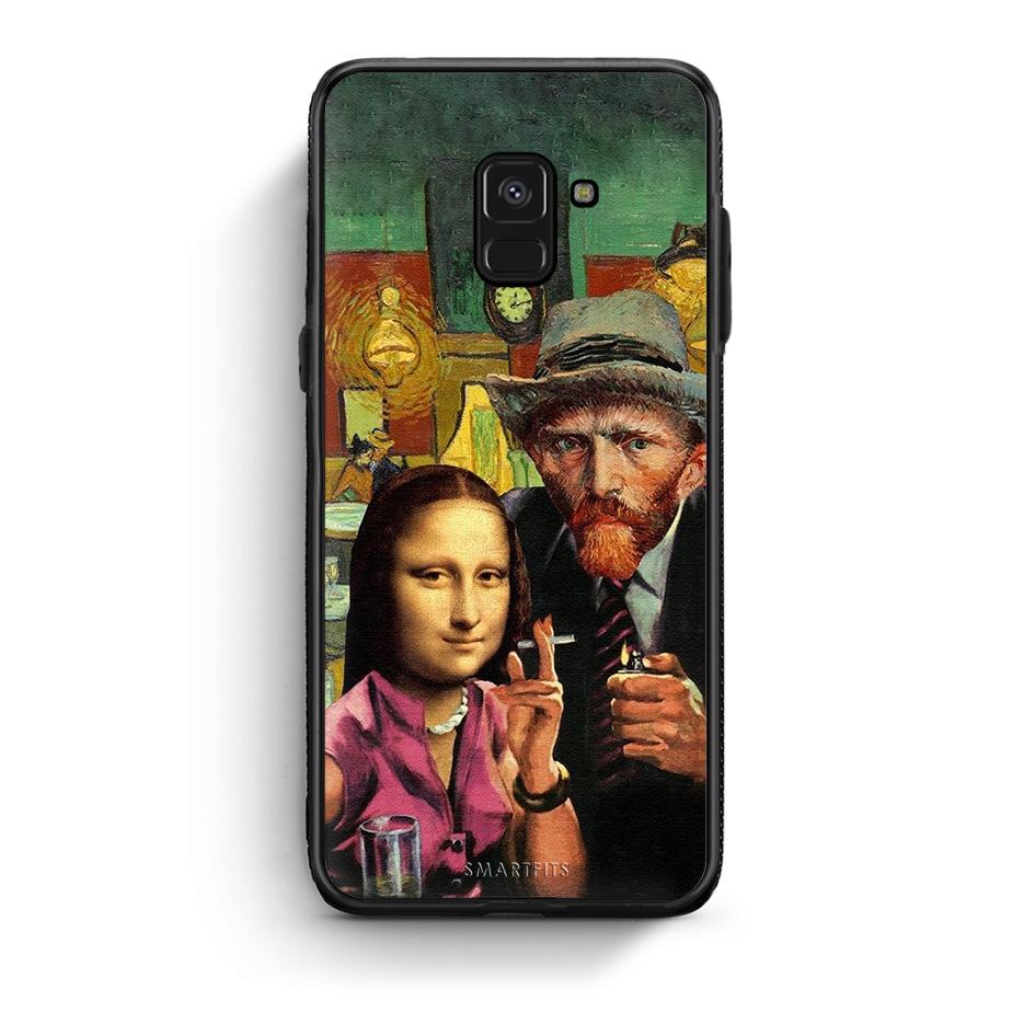 Samsung A8 Funny Art θήκη από τη Smartfits με σχέδιο στο πίσω μέρος και μαύρο περίβλημα | Smartphone case with colorful back and black bezels by Smartfits