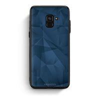 Thumbnail for 39 - Samsung A8  Blue Abstract Geometric case, cover, bumper