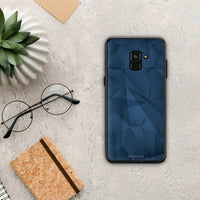 Thumbnail for Geometric Blue Abstract - Samsung Galaxy A8 θήκη