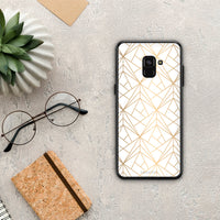 Thumbnail for Geometric Luxury White - Samsung Galaxy A8 θήκη