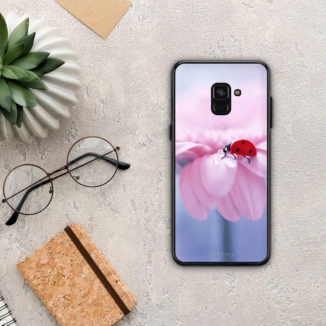 Ladybug Flower - Samsung Galaxy A8 case