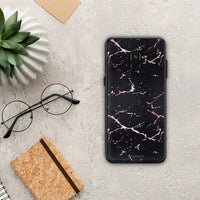 Thumbnail for Marble Black Rosegold - Samsung Galaxy A8 θήκη
