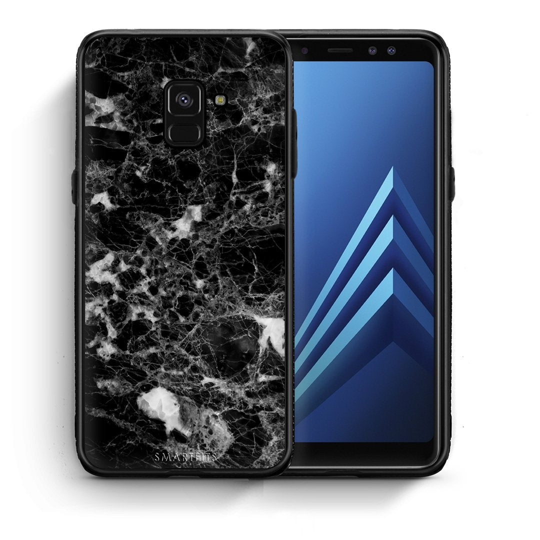 Θήκη Samsung A8 Male Marble από τη Smartfits με σχέδιο στο πίσω μέρος και μαύρο περίβλημα | Samsung A8 Male Marble case with colorful back and black bezels
