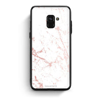 Thumbnail for 116 - Samsung A8  Pink Splash Marble case, cover, bumper