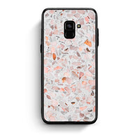 Thumbnail for Samsung A8 Marble Terrazzo θήκη από τη Smartfits με σχέδιο στο πίσω μέρος και μαύρο περίβλημα | Smartphone case with colorful back and black bezels by Smartfits