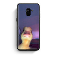 Thumbnail for Samsung A8 Meme Duck θήκη από τη Smartfits με σχέδιο στο πίσω μέρος και μαύρο περίβλημα | Smartphone case with colorful back and black bezels by Smartfits
