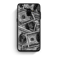 Thumbnail for Samsung A8 Money Dollars θήκη από τη Smartfits με σχέδιο στο πίσω μέρος και μαύρο περίβλημα | Smartphone case with colorful back and black bezels by Smartfits