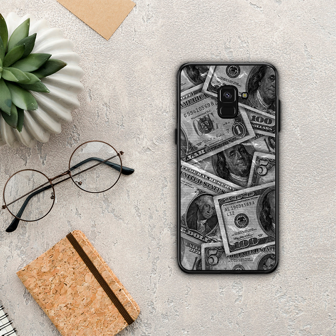 Money Dollars - Samsung Galaxy A8 case