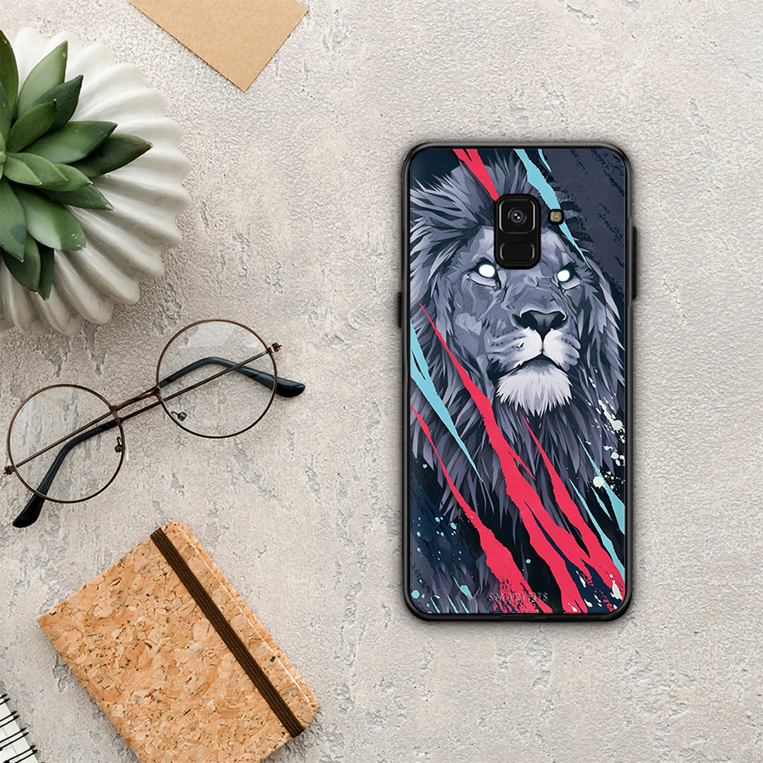 PopArt Lion Designer - Samsung Galaxy A8 case
