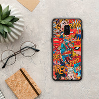 Thumbnail for PopArt OMG - Samsung Galaxy A8 case