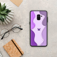 Thumbnail for Purple Mariposa - Samsung Galaxy A8 case
