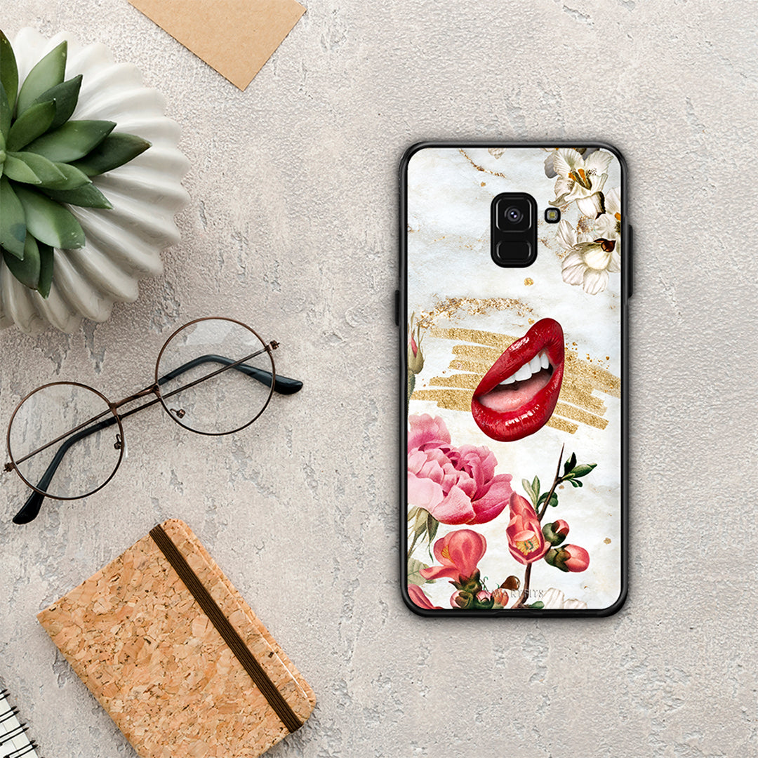 Red Lips - Samsung Galaxy A8 case