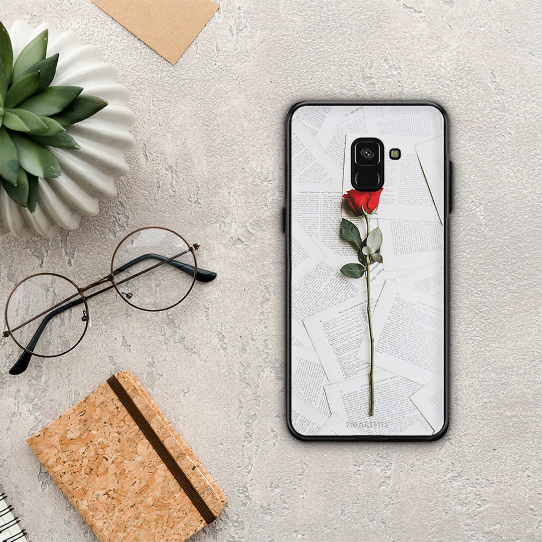 Red Rose - Samsung Galaxy A8 case