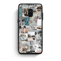 Thumbnail for Samsung A8 Retro Beach Life Θήκη από τη Smartfits με σχέδιο στο πίσω μέρος και μαύρο περίβλημα | Smartphone case with colorful back and black bezels by Smartfits