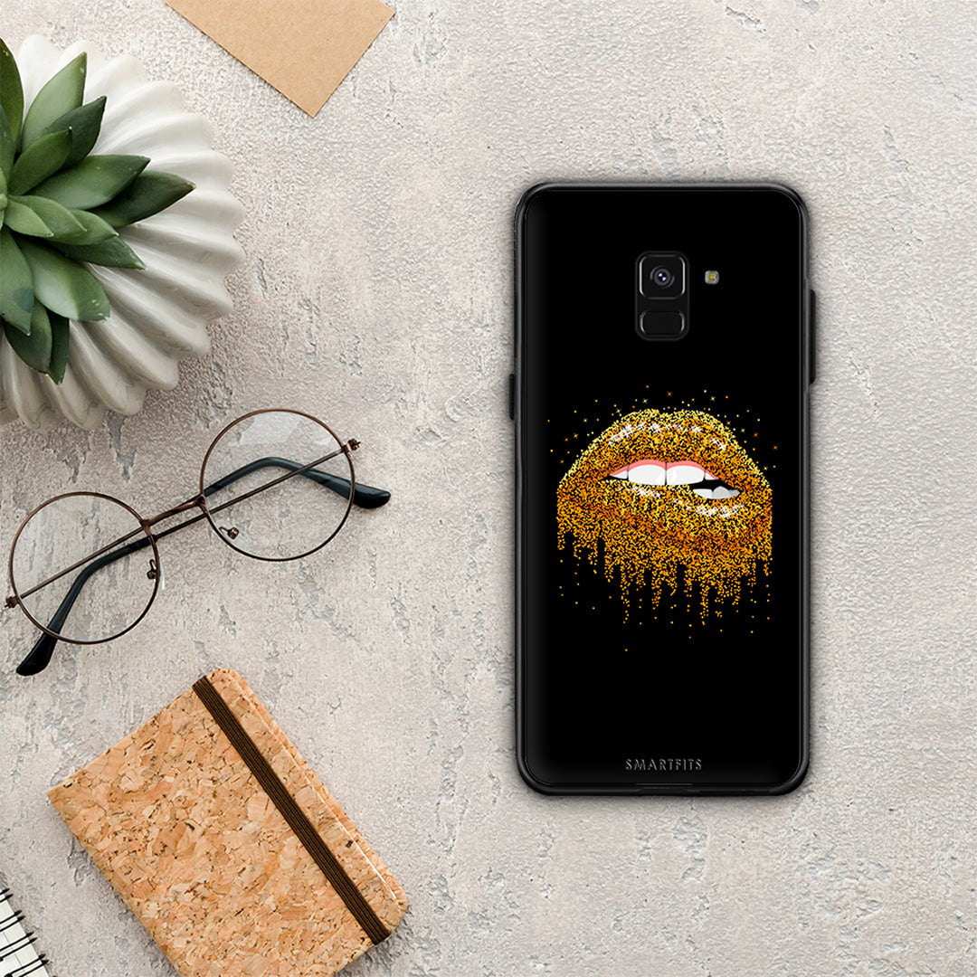 Valentine Golden - Samsung Galaxy A8 case