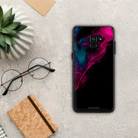 Thumbnail for Watercolor Pink Black - Samsung Galaxy A8 case