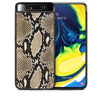 Thumbnail for Θήκη Samsung A80 Fashion Snake Animal από τη Smartfits με σχέδιο στο πίσω μέρος και μαύρο περίβλημα | Samsung A80 Fashion Snake Animal case with colorful back and black bezels