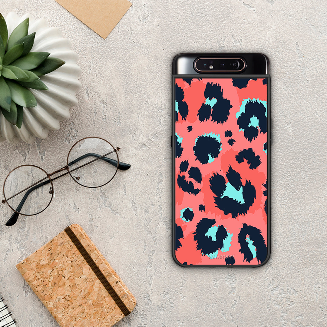 Animal Pink Leopard - Samsung Galaxy A80 case