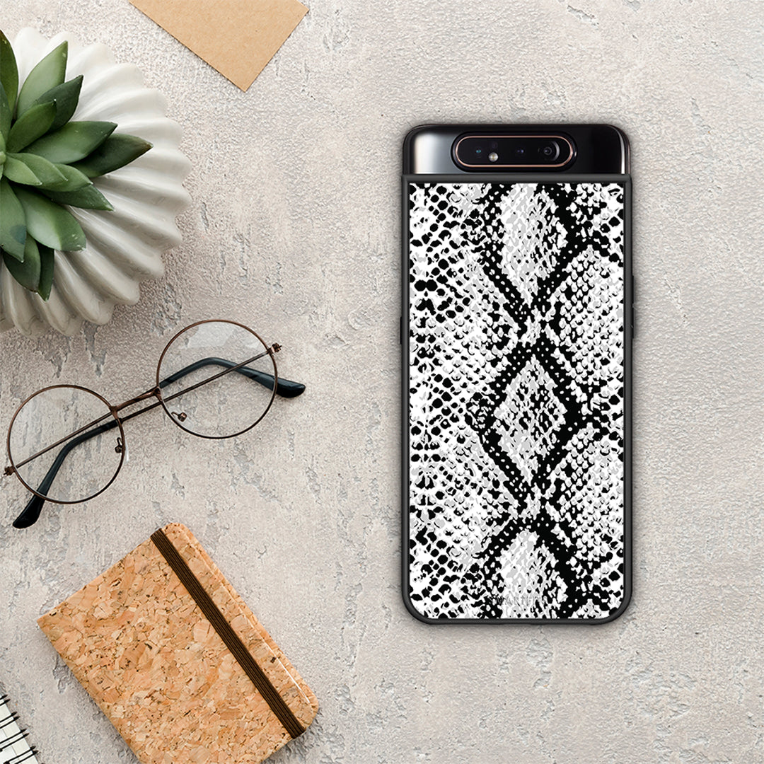 Animal White Snake - Samsung Galaxy A80 case