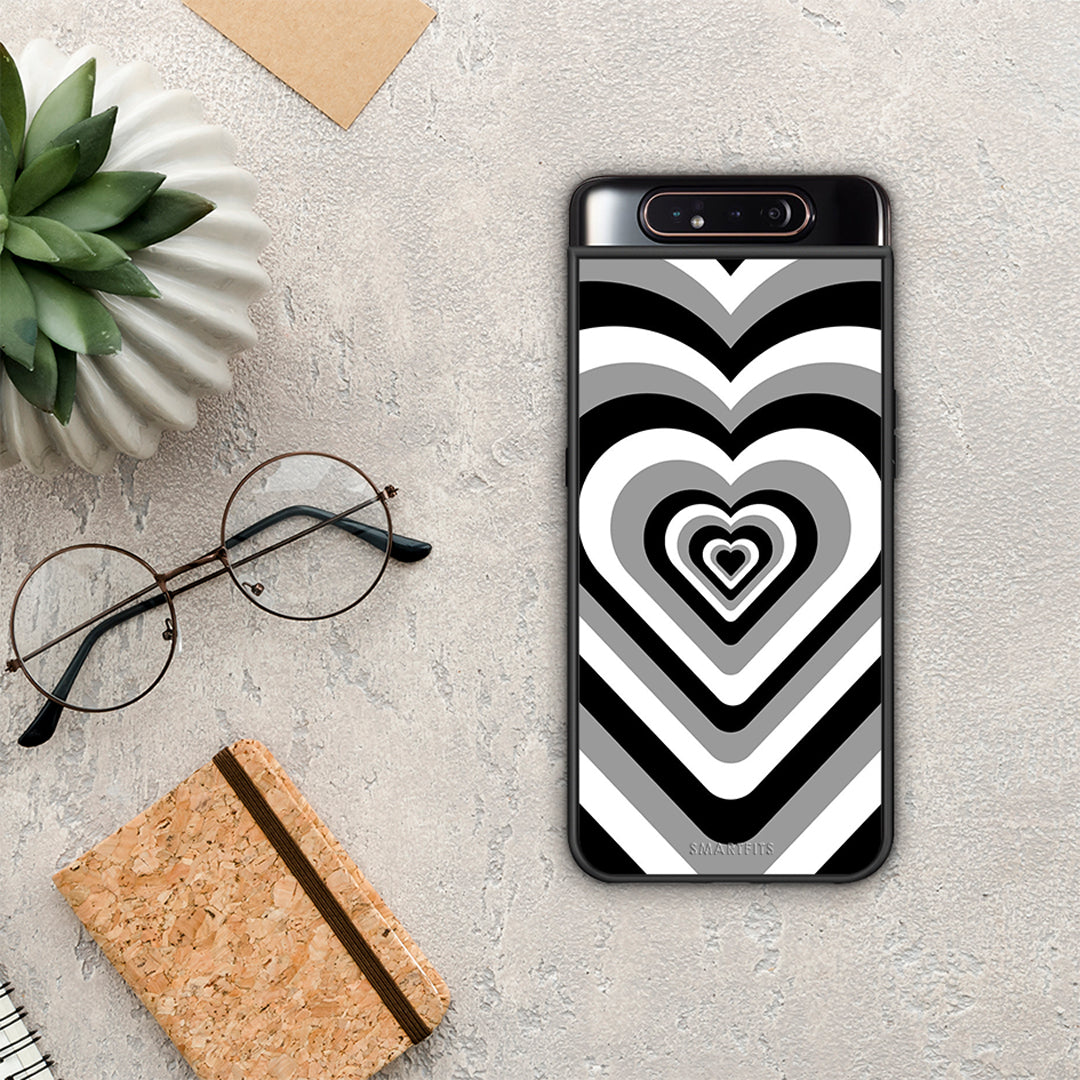 Black Hearts - Samsung Galaxy A80 case