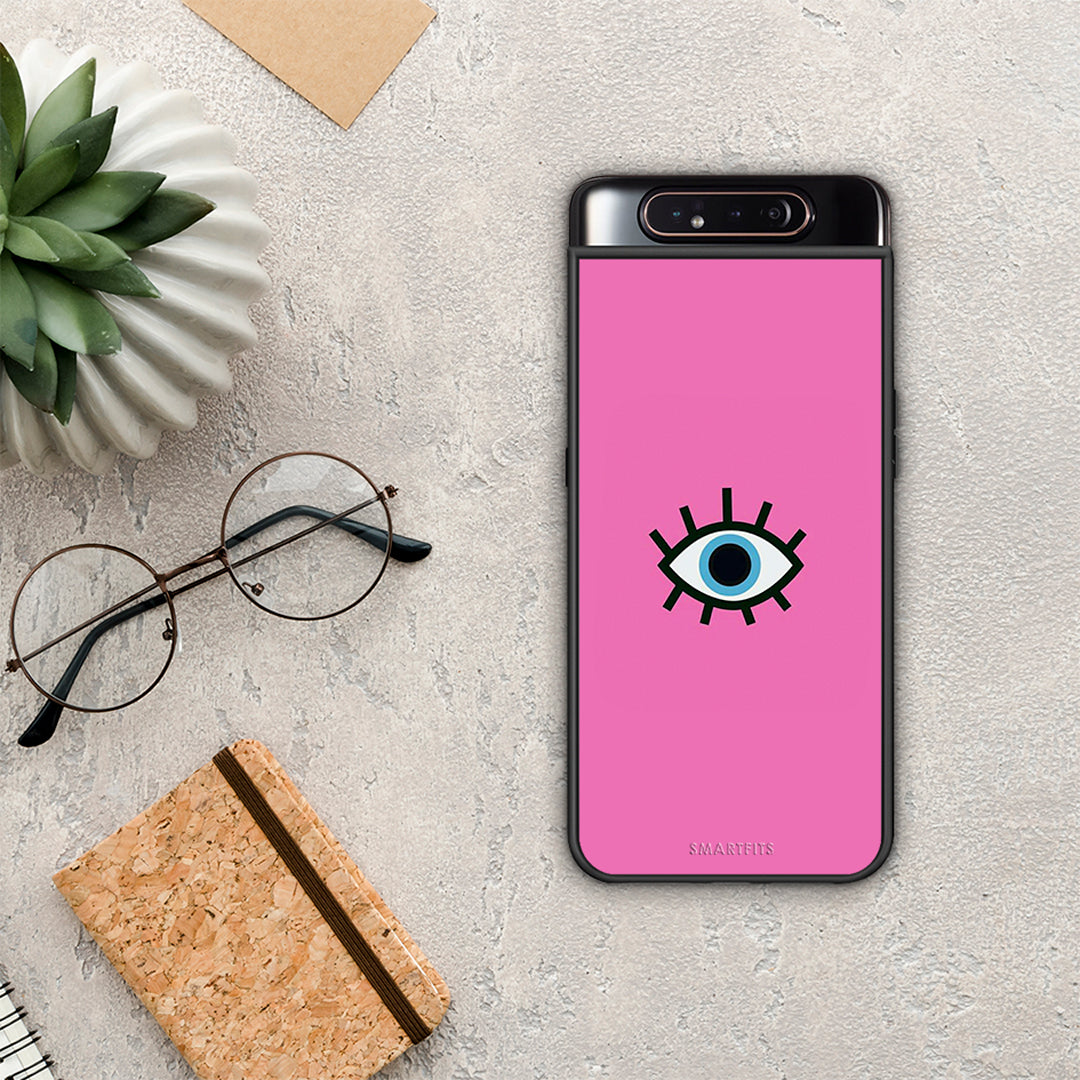 Blue Eye Pink - Samsung Galaxy A80 case