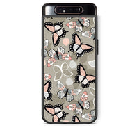 Thumbnail for 135 - Samsung A80 Butterflies Boho case, cover, bumper