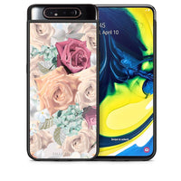 Thumbnail for Θήκη Samsung A80 Bouquet Floral από τη Smartfits με σχέδιο στο πίσω μέρος και μαύρο περίβλημα | Samsung A80 Bouquet Floral case with colorful back and black bezels