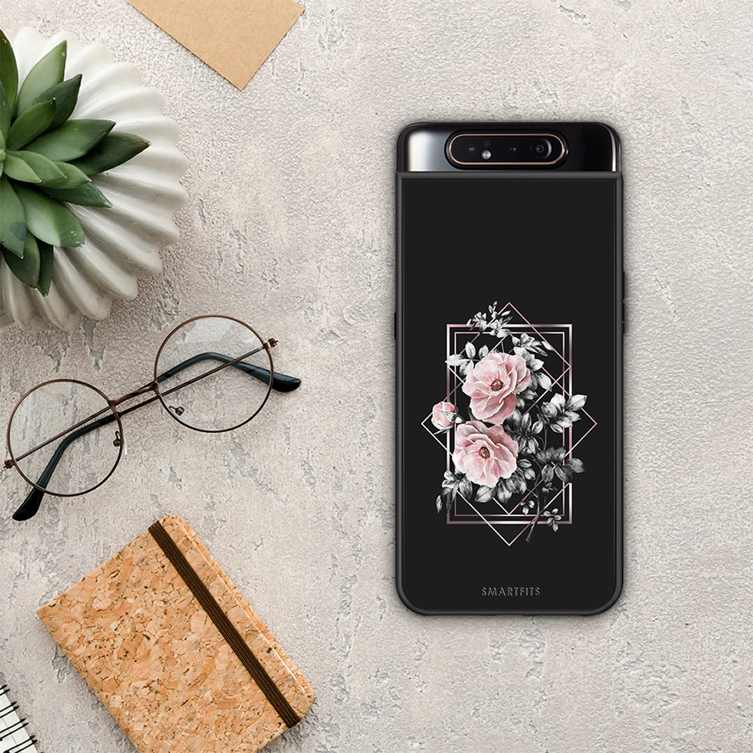 Flower Frame - Samsung Galaxy A80 case