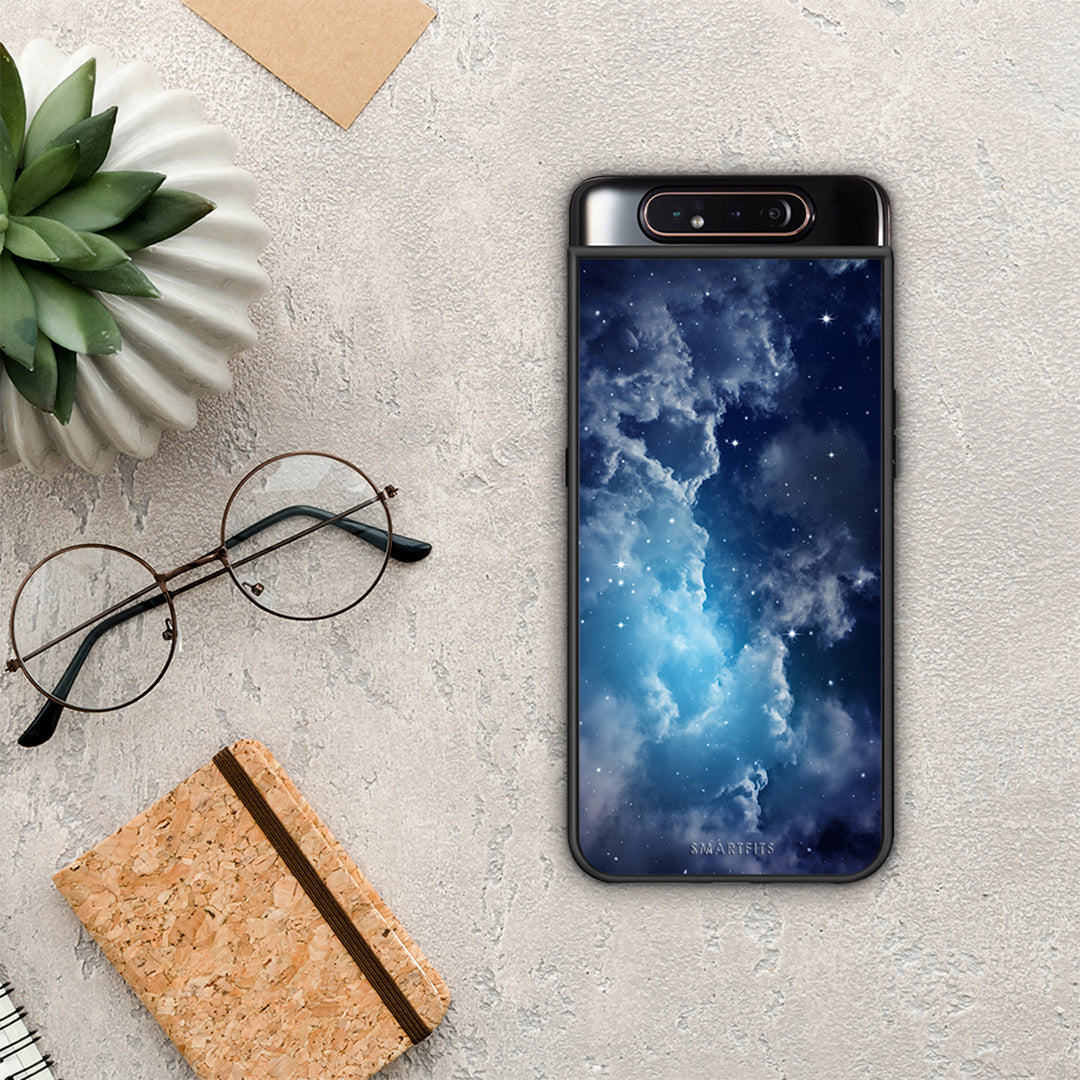 Galactic Blue Sky - Samsung Galaxy A80 case