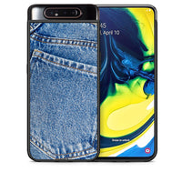 Thumbnail for Θήκη Samsung A80 Jeans Pocket από τη Smartfits με σχέδιο στο πίσω μέρος και μαύρο περίβλημα | Samsung A80 Jeans Pocket case with colorful back and black bezels