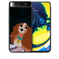 Thumbnail for Θήκη Αγίου Βαλεντίνου Samsung A80 Lady And Tramp 2 από τη Smartfits με σχέδιο στο πίσω μέρος και μαύρο περίβλημα | Samsung A80 Lady And Tramp 2 case with colorful back and black bezels
