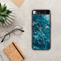 Thumbnail for Marble Blue - Samsung Galaxy A80 case