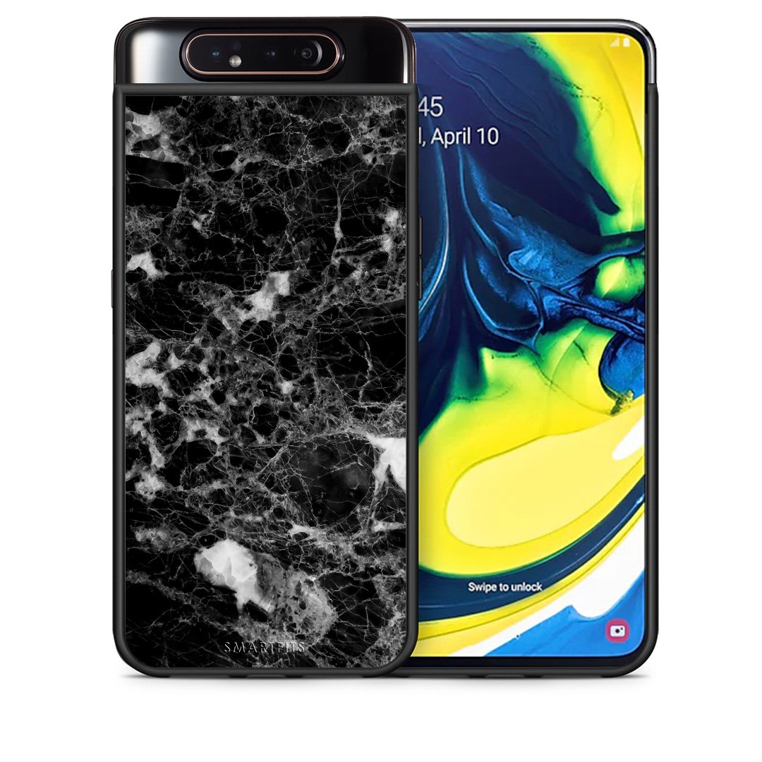 Θήκη Samsung A80 Male Marble από τη Smartfits με σχέδιο στο πίσω μέρος και μαύρο περίβλημα | Samsung A80 Male Marble case with colorful back and black bezels